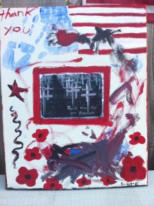 Thank you for our freedom painting