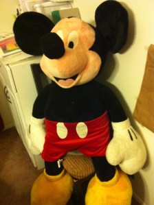 big stuffed mickey mouse