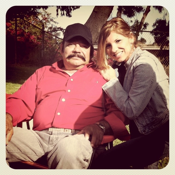 Mexican dad and Mexican daughter