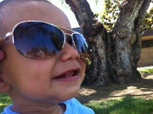 toddler and shades