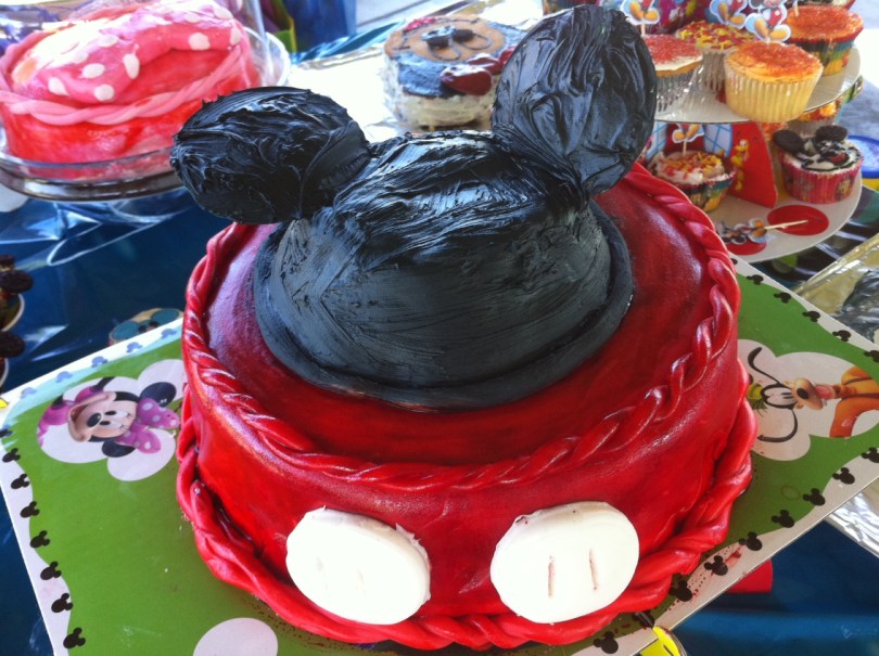 Mickey Mouse Clubhouse birthday cake