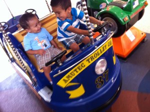 brothers on a ride brothers laughing