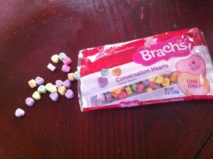 Valentine's day candy