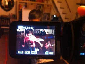 recording with video camera